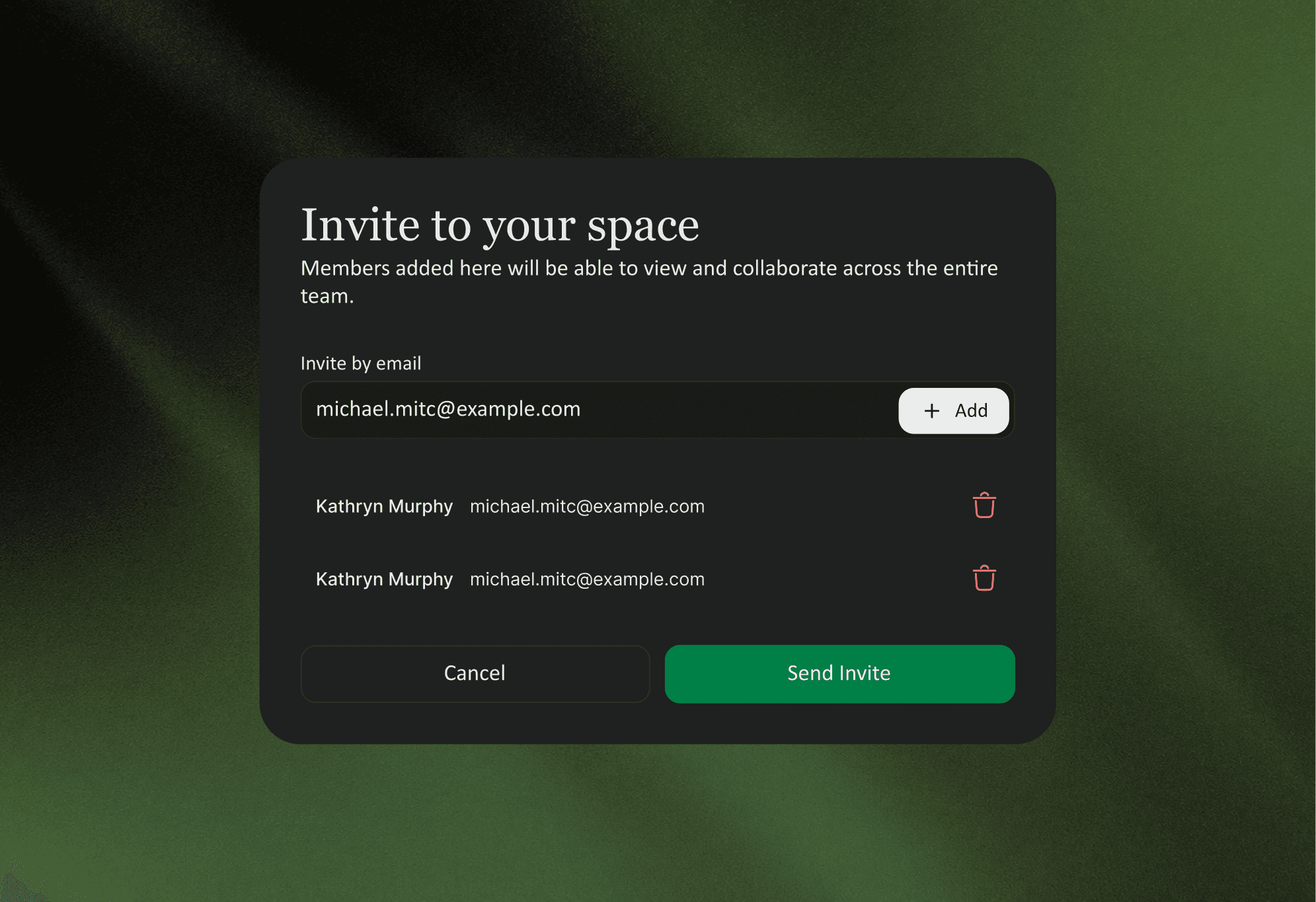 Collaborate with your team on matters, share access, and keep work organised in one place